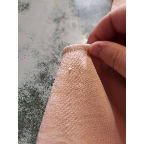 TIBI Chalky Drape Pleat Neck Shift Dress in Blush sz 6 - Picture 6 of 7